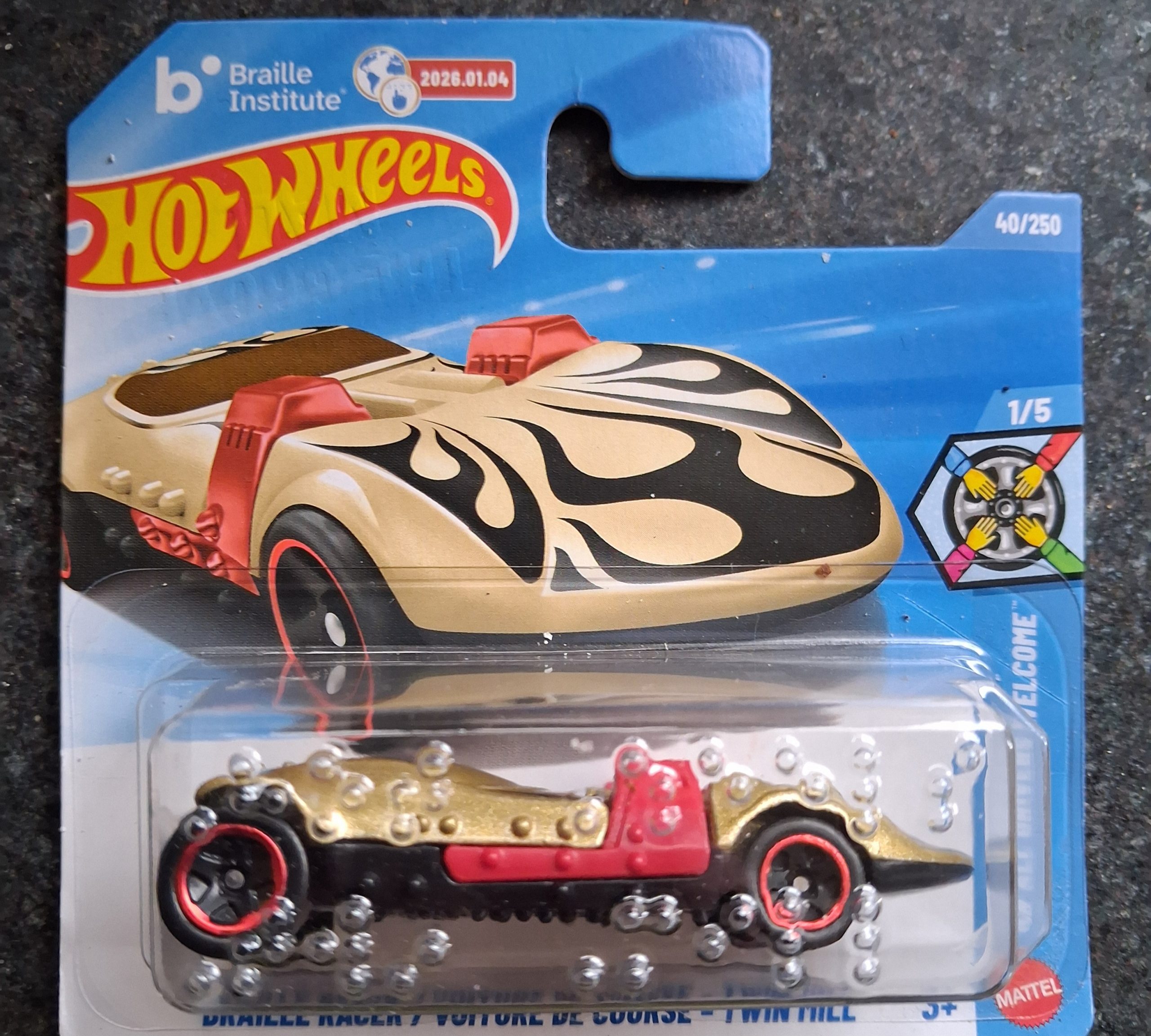 Hot Wheels Braille Racer Twin Mill