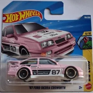 099 Hot Wheels Ford Sierra Cosworth Pink