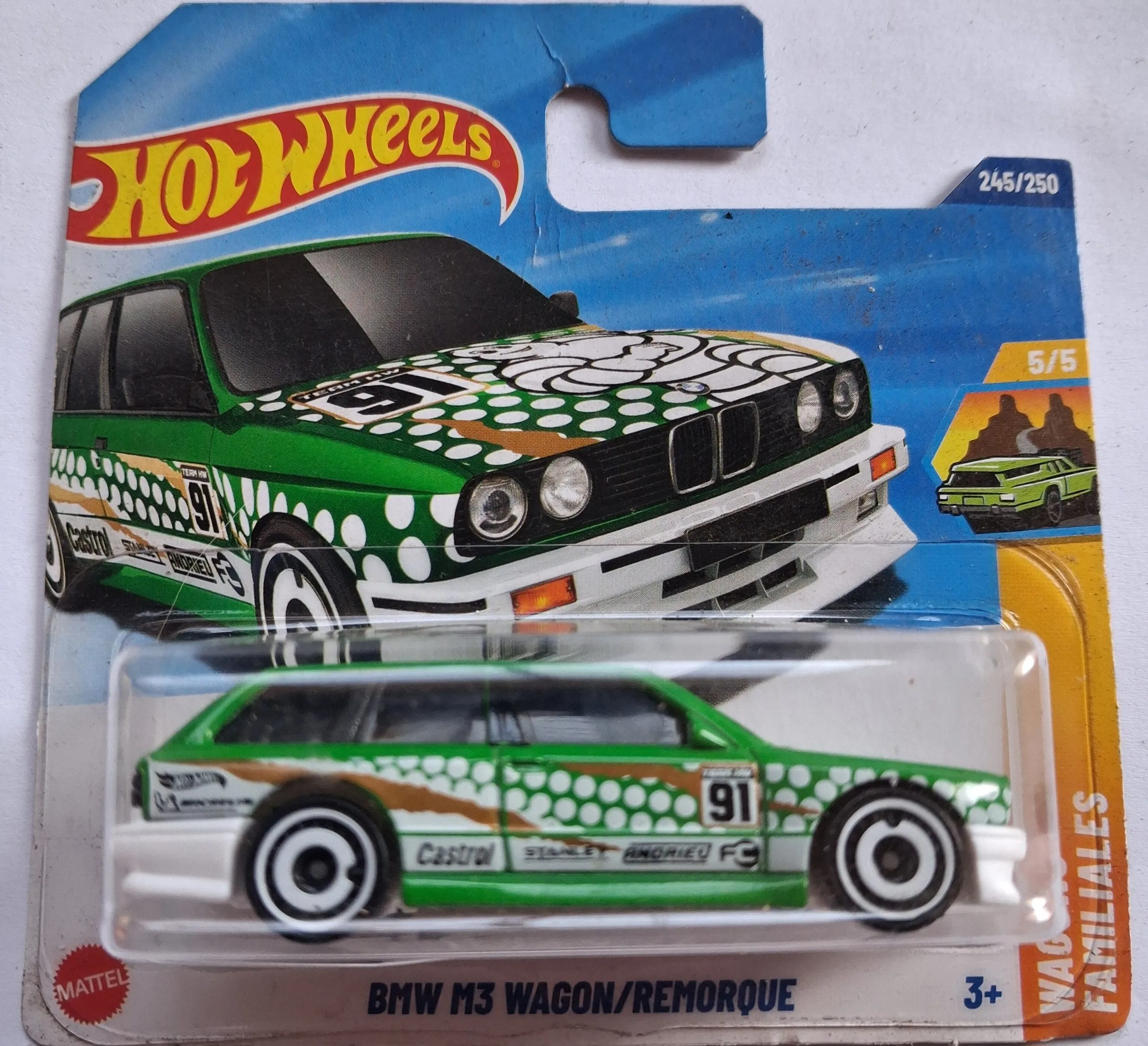 Hot Wheels BMW M3 Wagon — Green Polka Dot Wagons Familiale 1 118 Hot Wheels BMW M3 Wagon