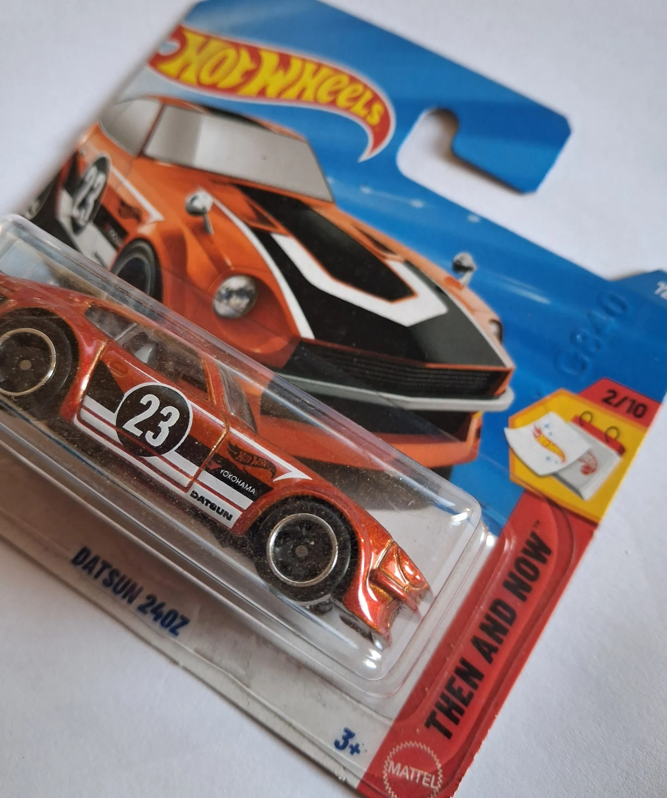 Hot Wheels Datsun 240Z — Dark Orange Metallic Then and Now 3 Hot Wheels Datsun 240Z