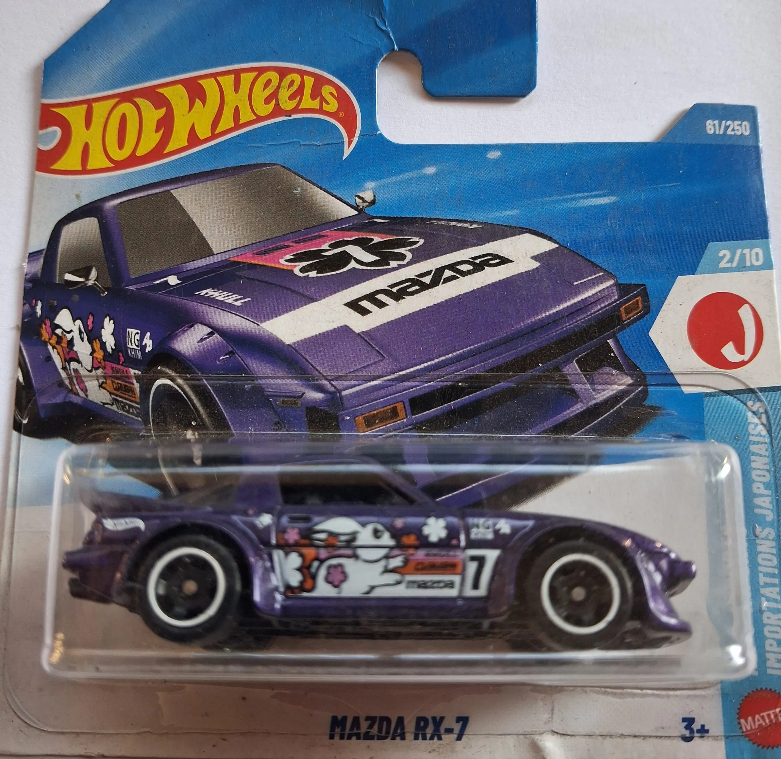 Hot Wheels Mazda RX-7 — Metalflake Purple HW J-Imports 2/10 1 137 Hot Wheels Mazda RX7