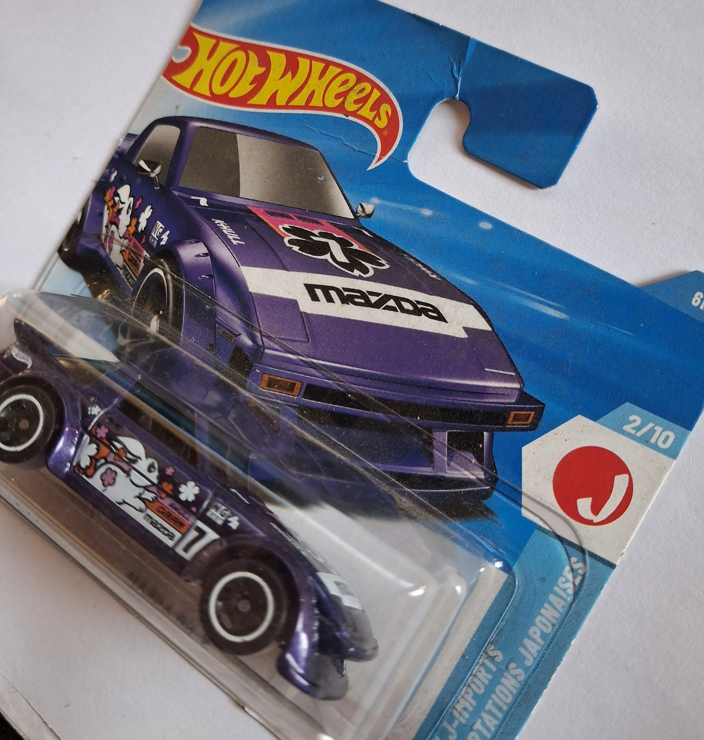 Hot Wheels Mazda RX-7 — Metalflake Purple HW J-Imports 2/10 2 Hot Wheels Mazda RX7