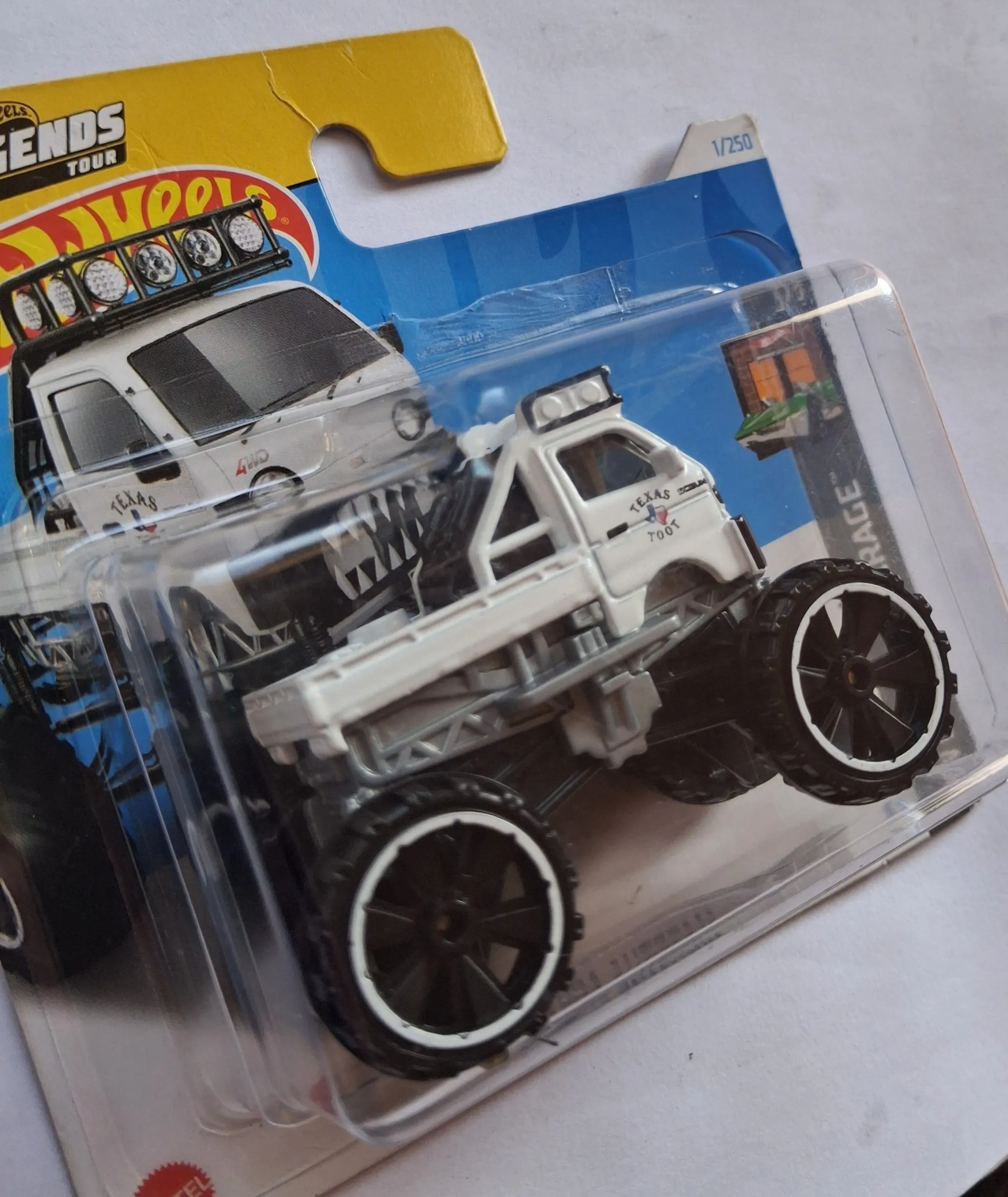 Hot Wheels Mazda Autozam – Legends Tour | Texas Toot Monster Truck White 175/250 | 1:64 Die-Cast 2 Hot Wheels Mazda Autozam