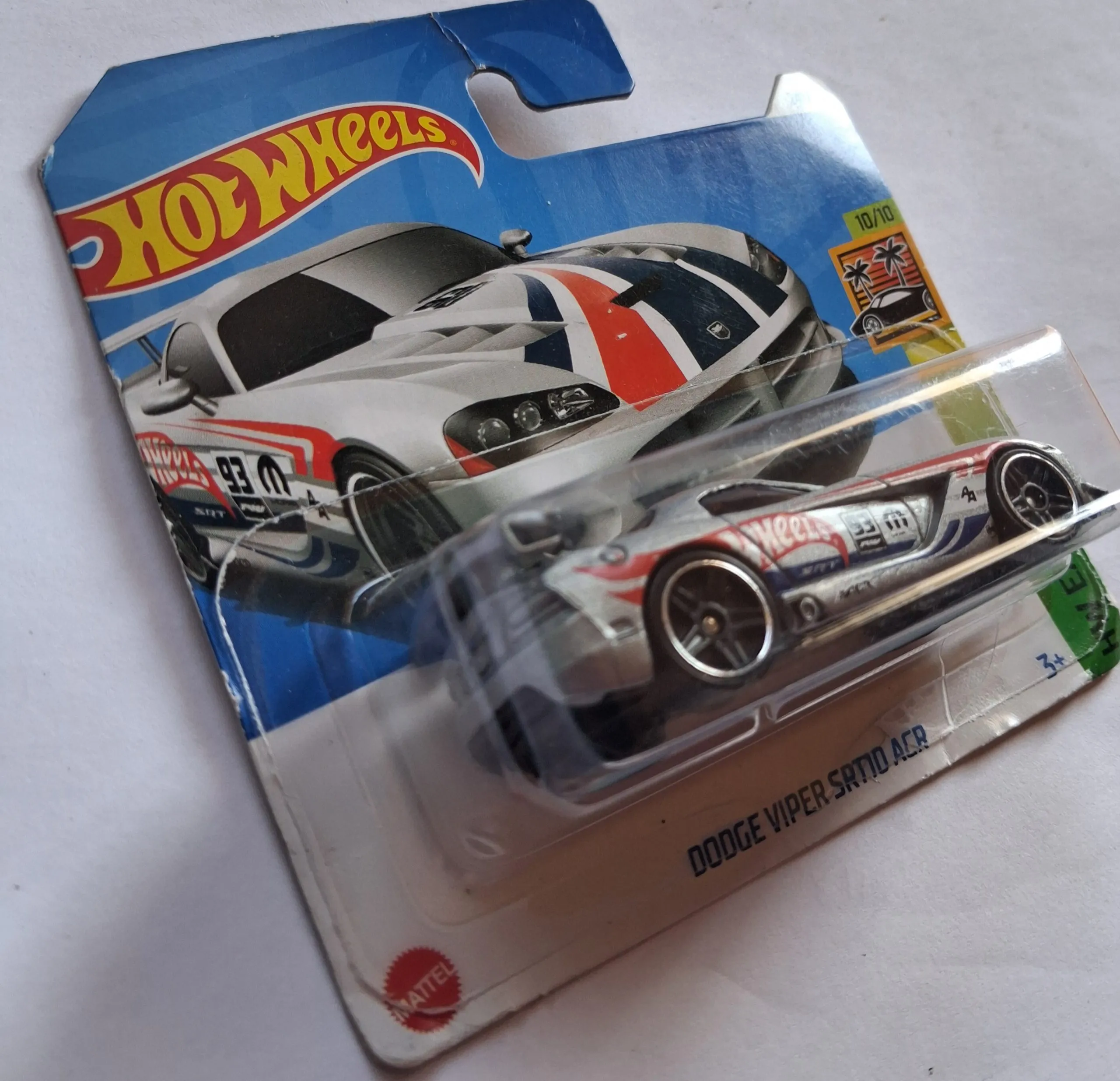 Hot Wheels Dodge Viper SRT10 ACR – 2024 HW Exotics #241/250 – Silver Diecast 1:64 Scale 2 Hot Wheels Dodge Viper Strio AGR