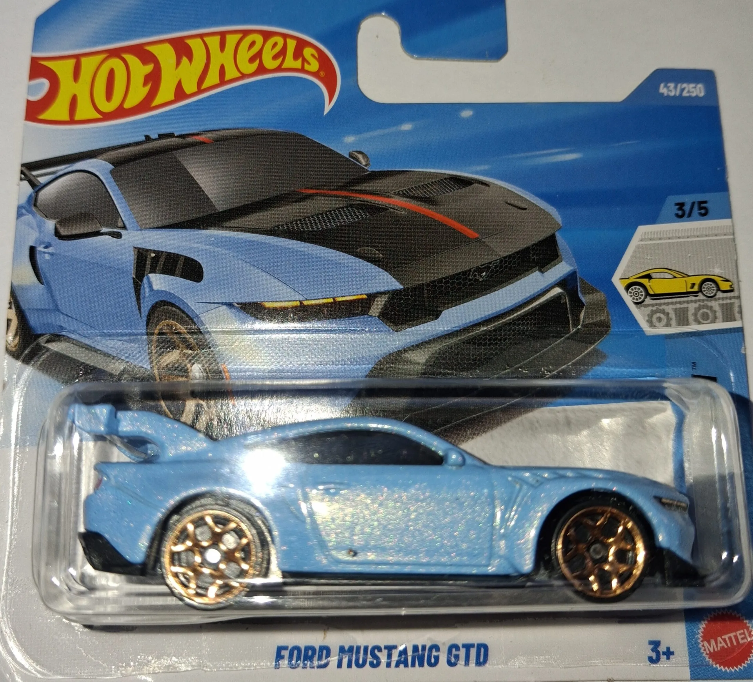 Hot Wheels Ford Mustang GTD – 43/250 1 205 Hot Wheels Ford Mustanf GTD