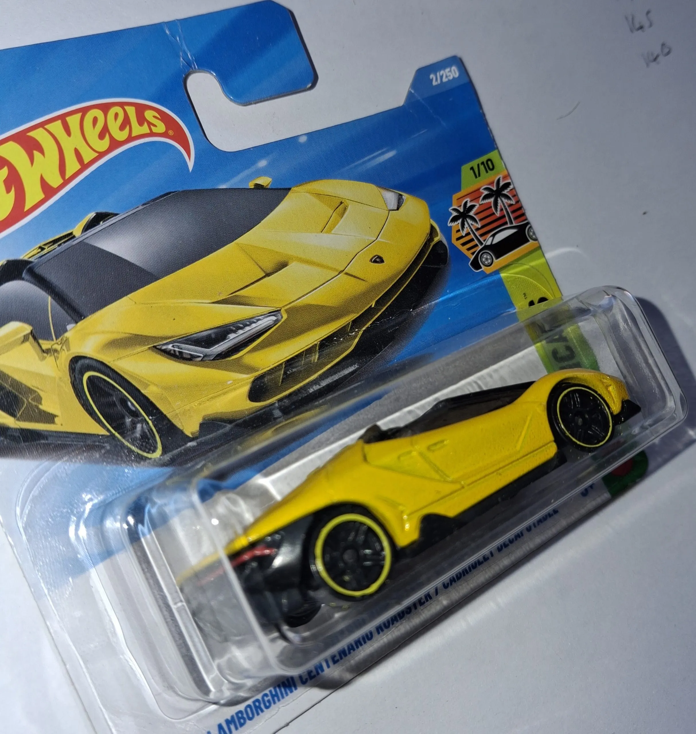 Hot Wheels '16 Lamborghini Centenario Roadster – 2/250 | HW Roadsters Series #1/10 Die-Cast Supercar 2 16 Lamborghini Centenario Roadster