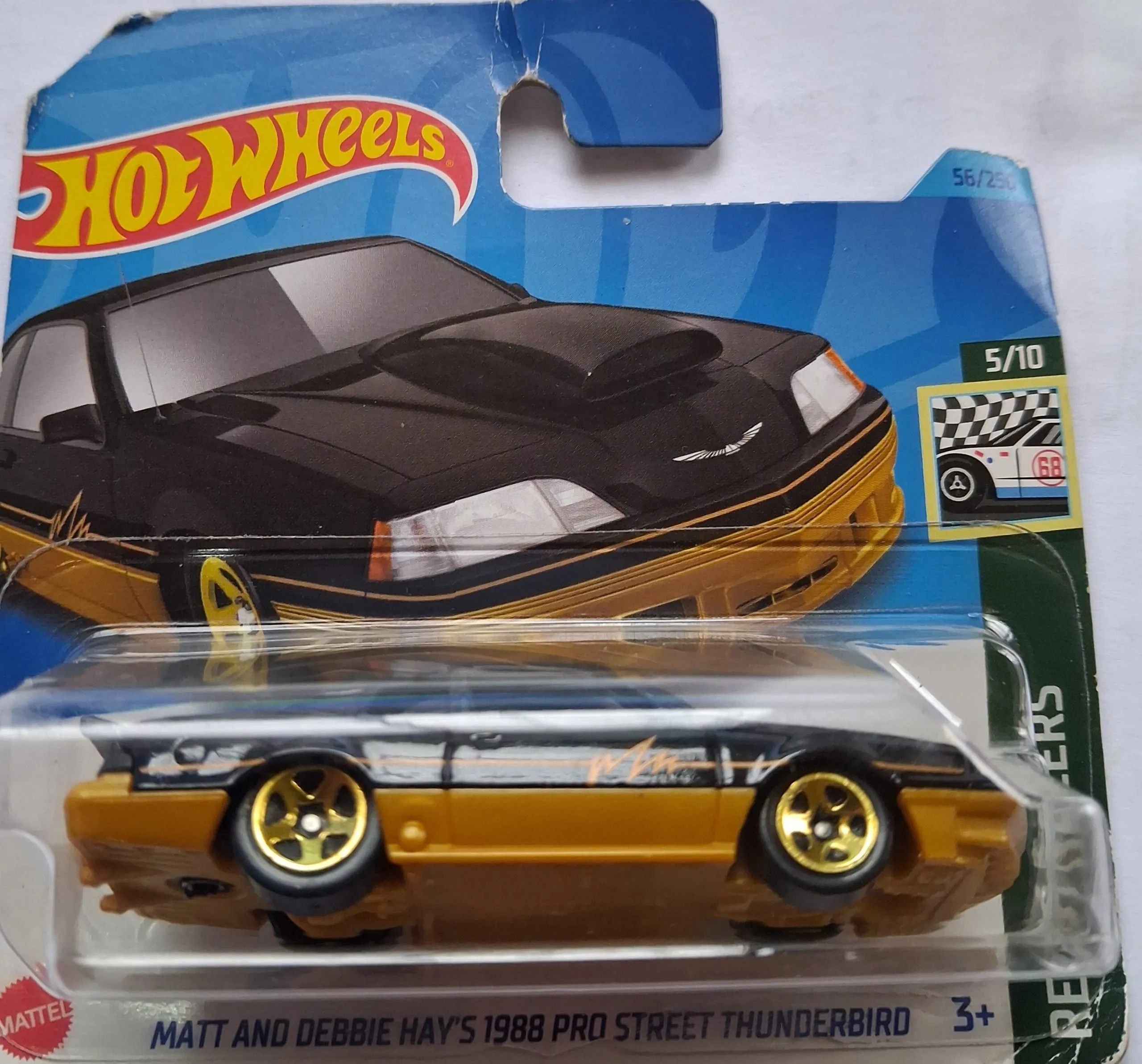 Hot Wheels Matt and Debbie Hay's 1988 Pro Street Thunderbird – Retro Racers 56/250 (Black) 1 218 Matt And Debbie Hays Pro Street Thunderbird