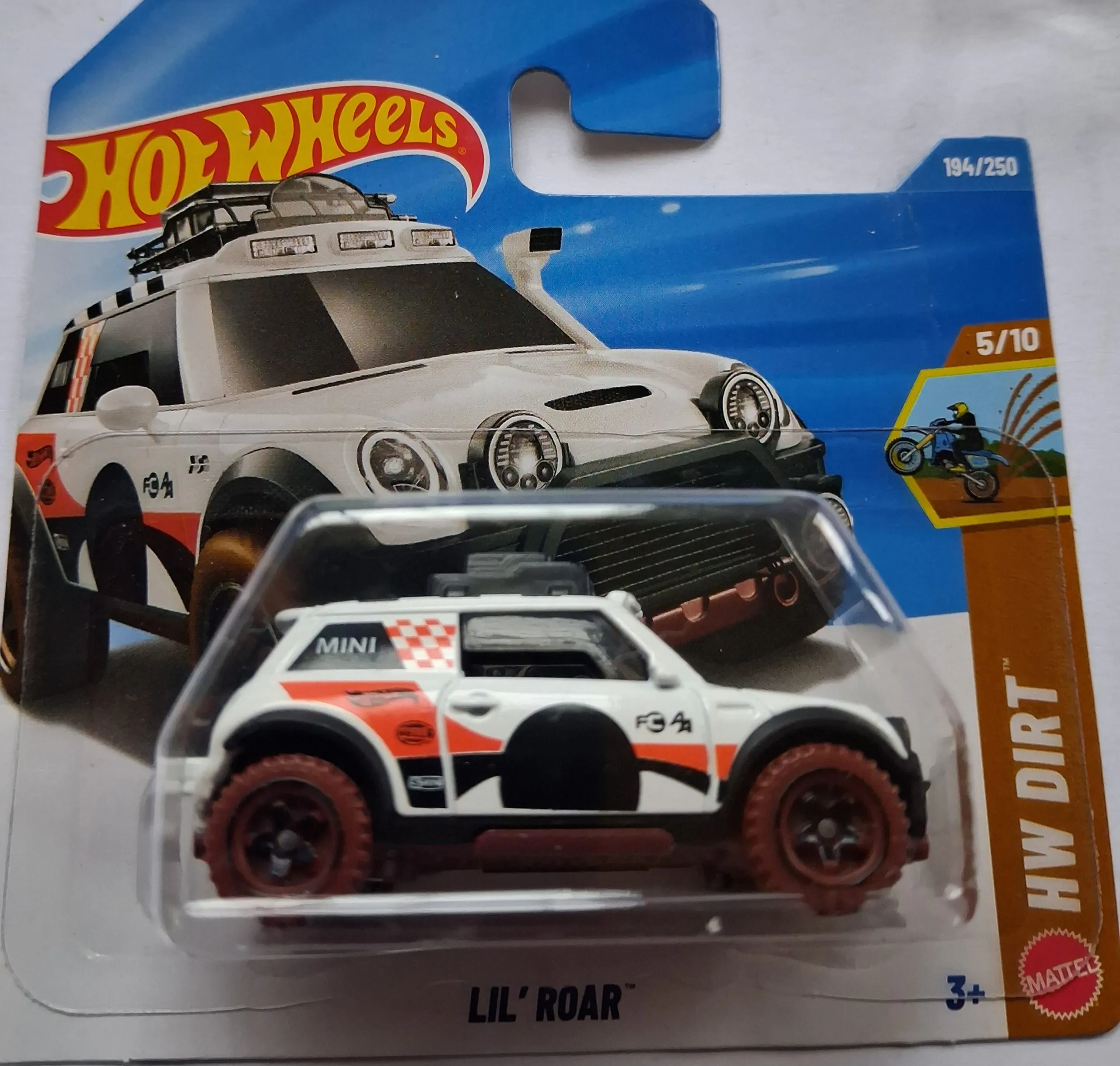 Hot Wheels Lil' Roar – HW Dirt 194/250 (White) 1 219 Hot Wheels Lil Roar