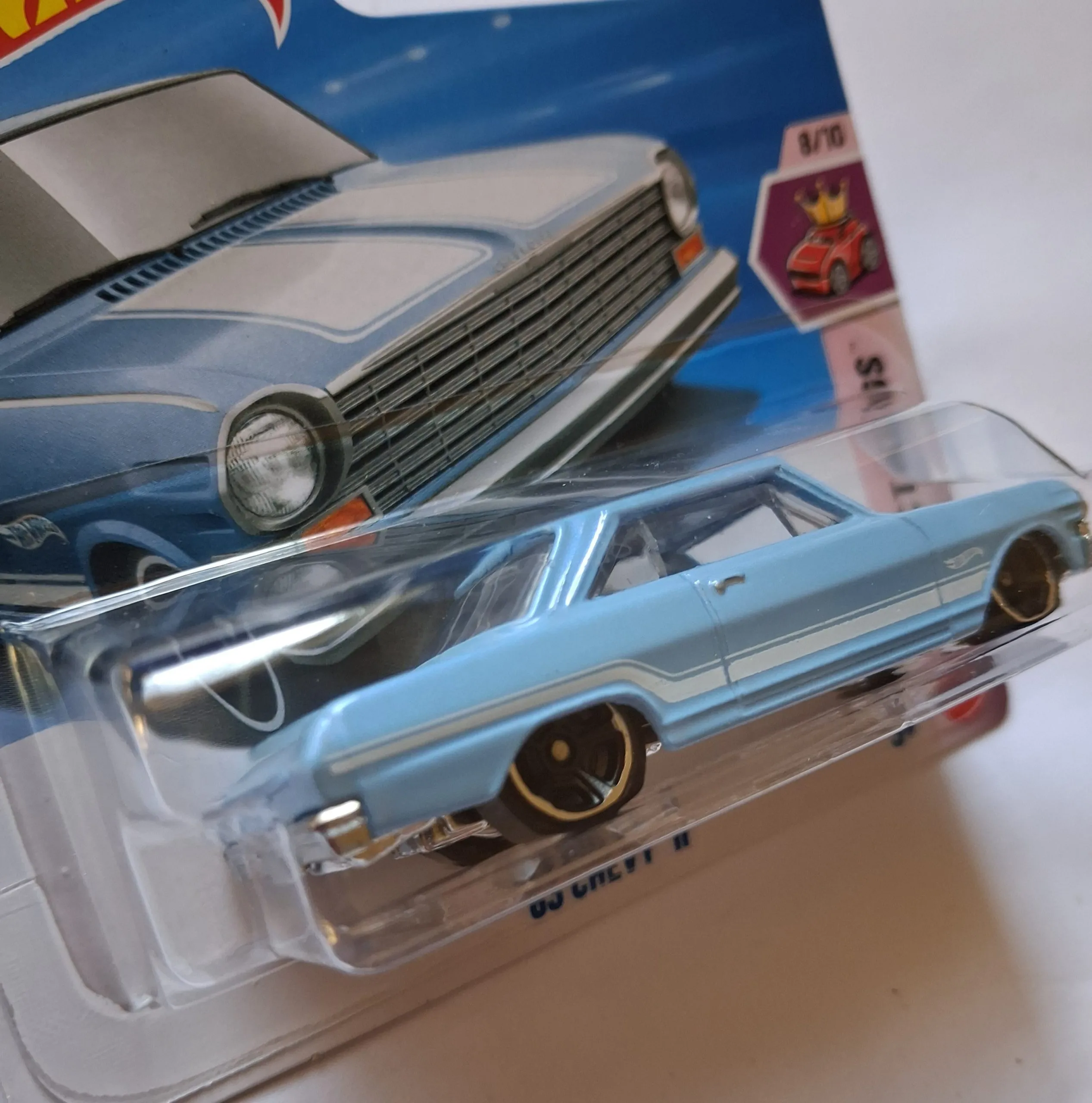 Hot Wheels '63 Chevy II – Compact Kings 183/250 (Light Blue) 2 Hot Wheels 63 Chevy 11