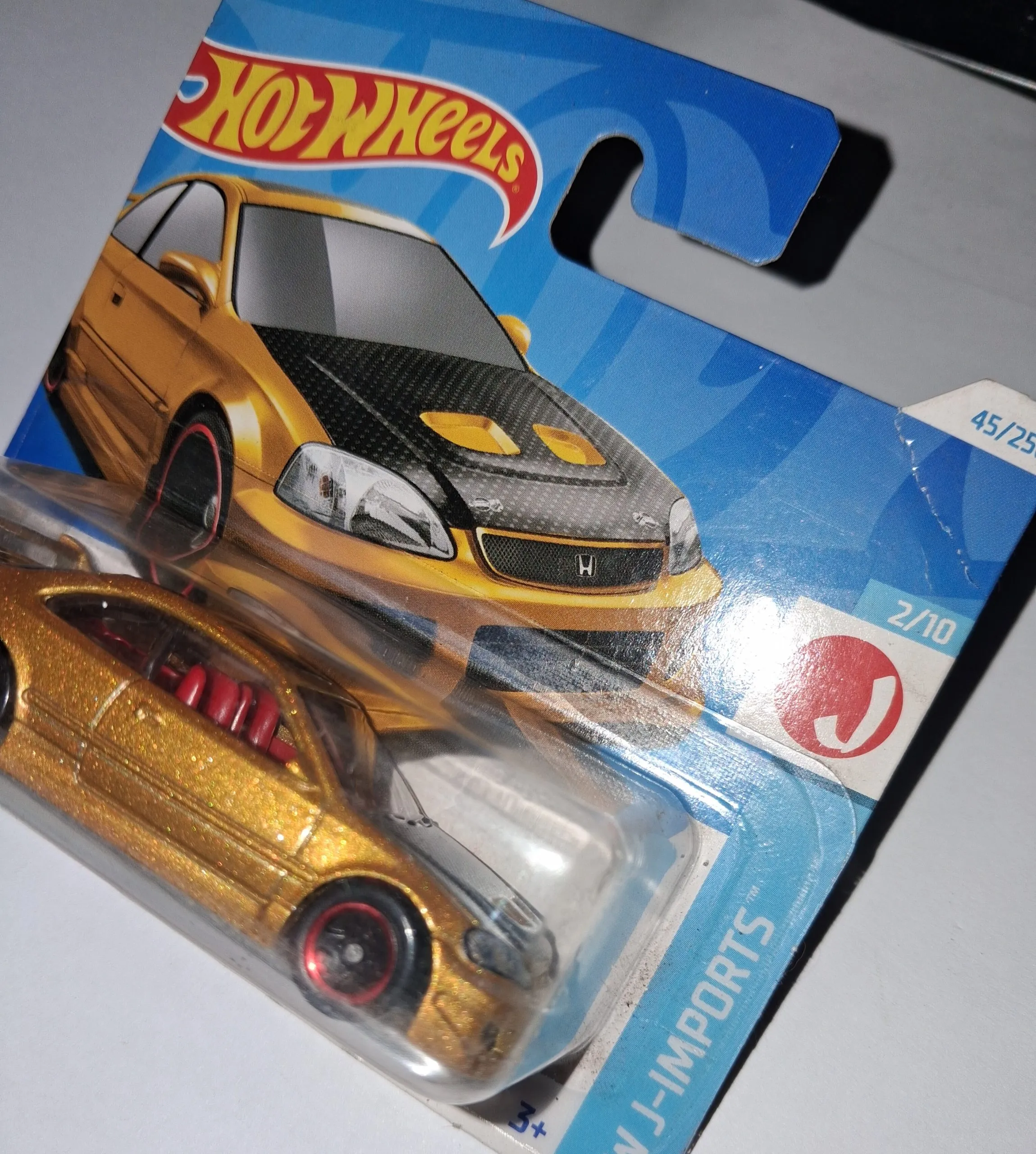 Hot Wheels Honda Civic Si 2025 – Gold, No. 45/250 2 240a Hot Wheels Honda Civic Si