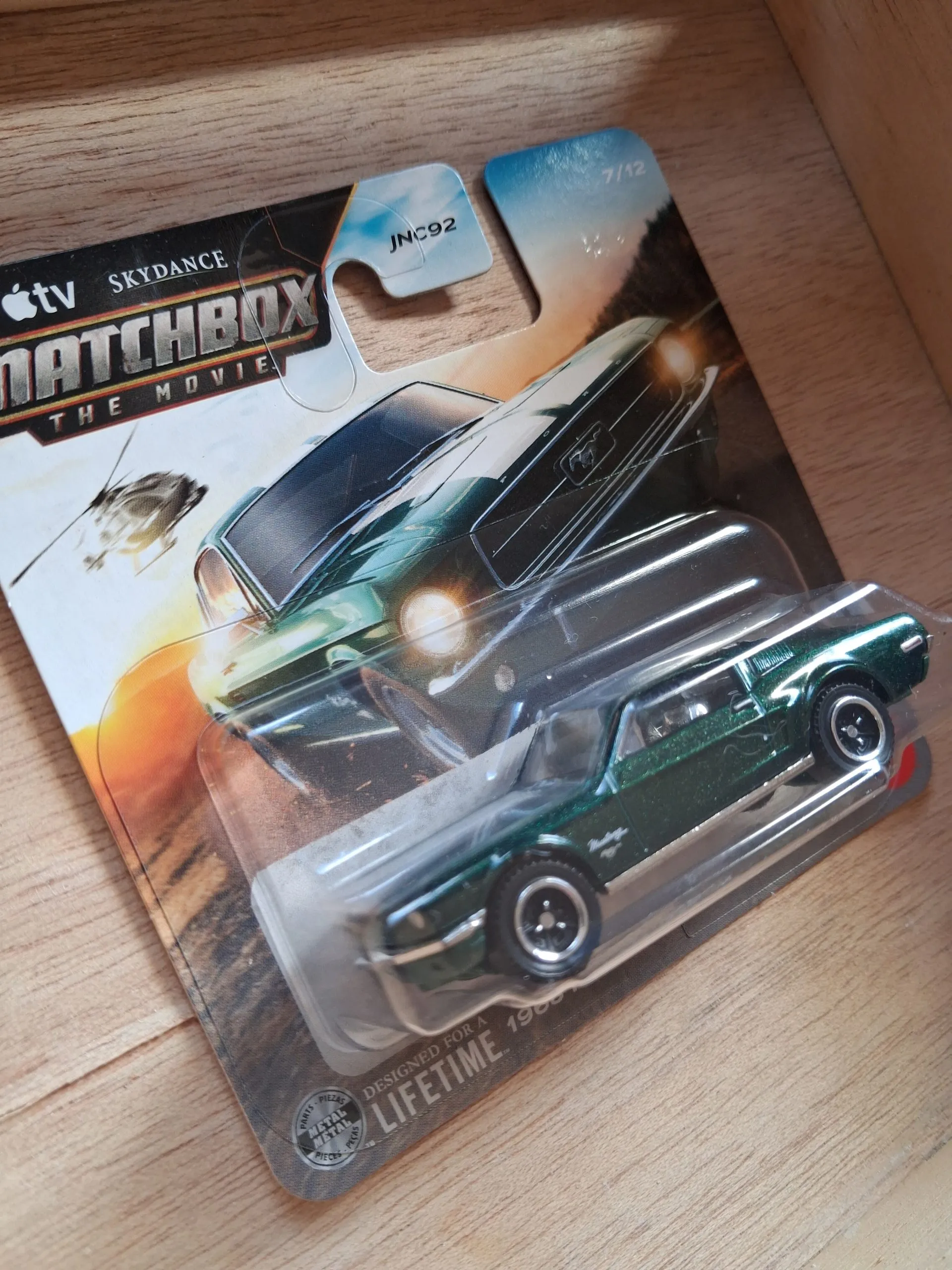 Matchbox 1968 Ford Mustang Fastback diecast model