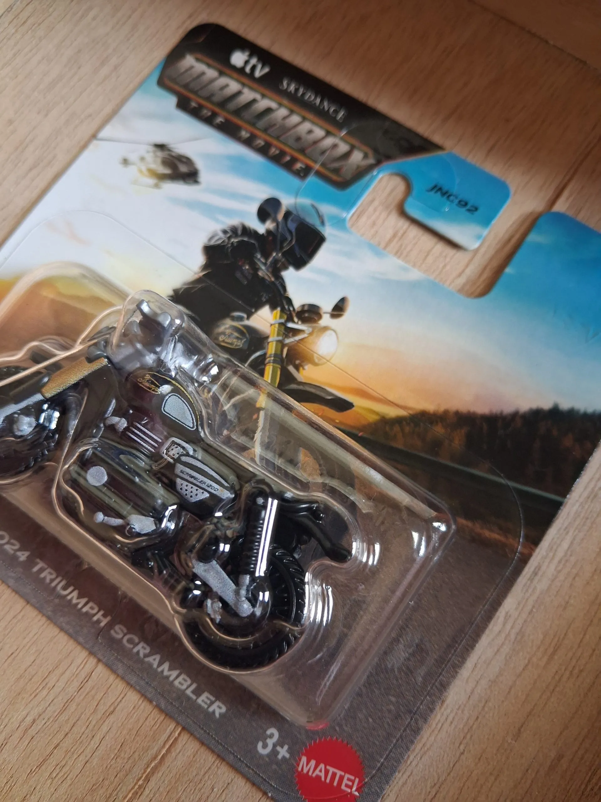 Matchbox 2024 Triumph Scrambler 2 Matchbox 2024 Triumph Scrambler diecast model