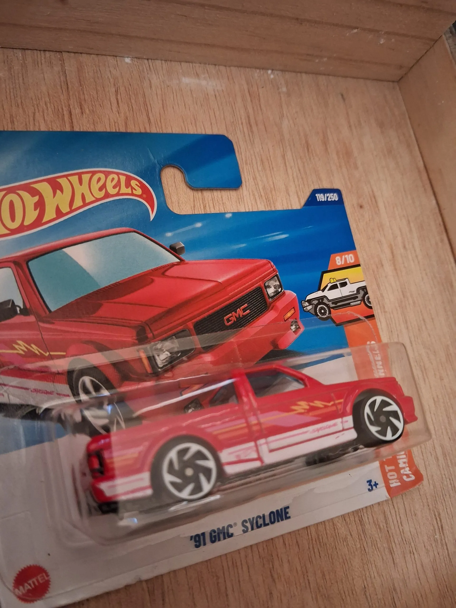 Hot Wheels '91 GMC Syclone 3 Hot Wheels 91 Gmc Syclone diecast model