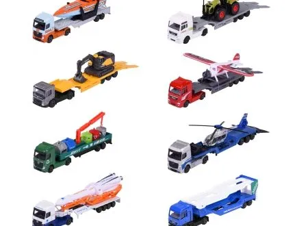Majorette Transporter: City Trucks and Car Haulers Guide 3 Majorette City Transporter assortment with trucks and trailers